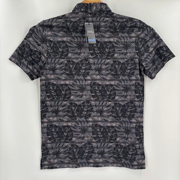 Travis Mathew Mens Medium "Big Snow" Heather Dark Grey Short Sleeve Polo NWT - Picture 6 of 6